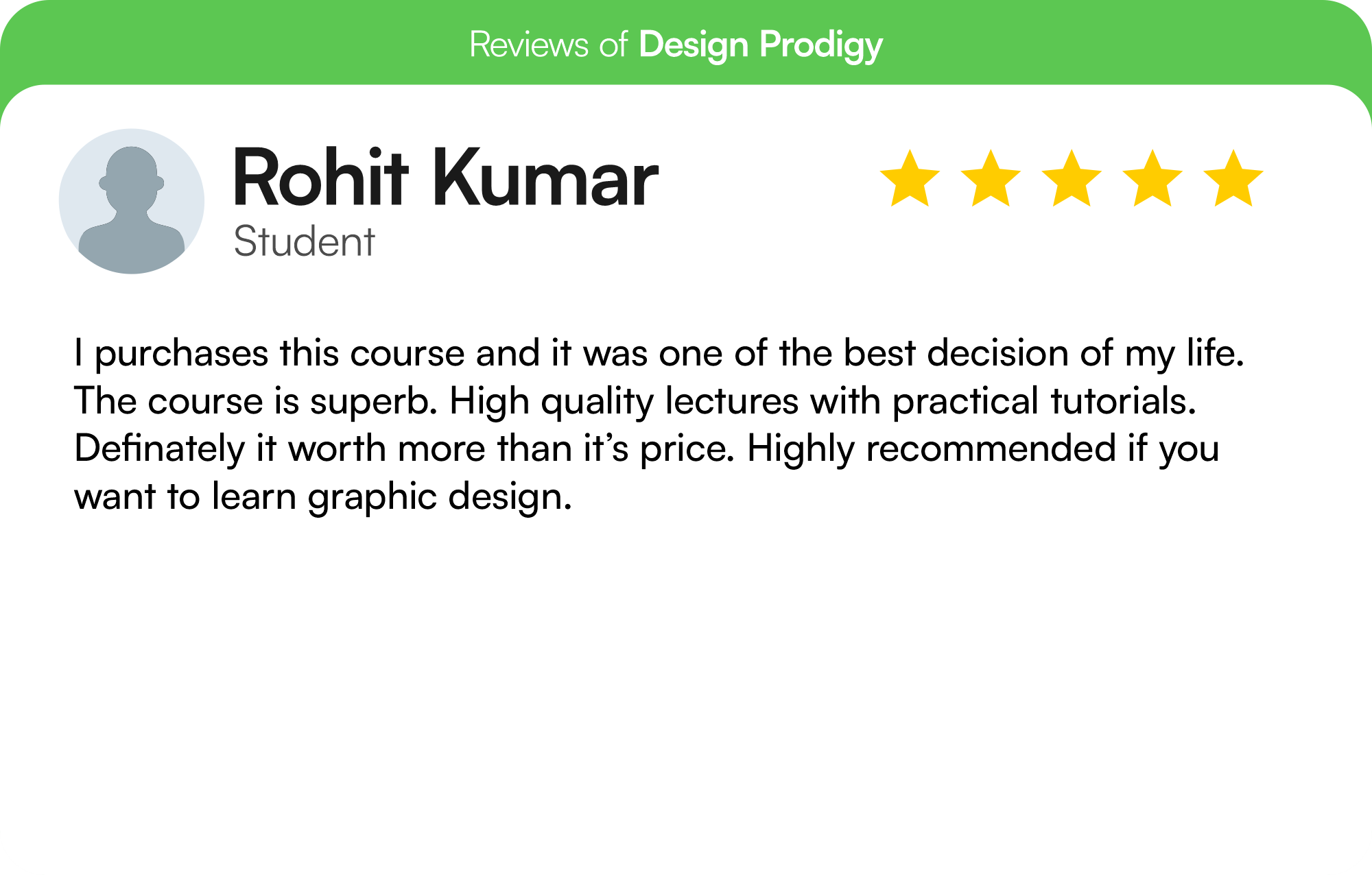 Rohit Kumar Review